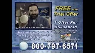 Billy Mays  OxiClean Toss N Go Detergent Ball alternate version 2006 [upl. by Atteynad]