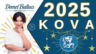 Kova Burcu 2025 Yıllık Burç Yorumları Astrolog Demet Baltacı ile Astroloji haberler burçlar [upl. by Lezti]