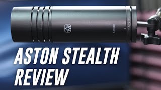 Aston Microphones Stealth Broadcast Microphone Review  Test [upl. by Martinson]