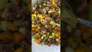 Ceviche de atún con mango saludableyrico ceviche tuna [upl. by Nynnahs59]