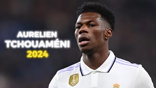 Aurelien Tchouameni 20232024  Defensive Skills Tackles and Passes  HD [upl. by Idnas543]