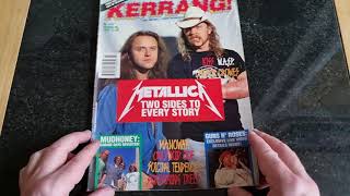 KERRANG ISSUE 415 24TH OCTOBER 1992 METALLICA COVER OVERVIEW [upl. by Paddy]