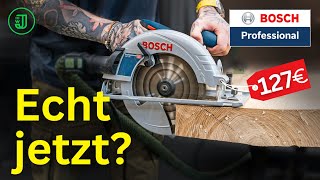 7cm Schnitttiefe😮👉 Ganz ehrlich diese 127 Euro BOSCH HANDKREISSÄGE ist  Jonas Winkler [upl. by Anrehs]