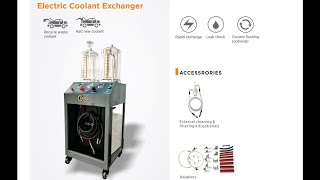 Coolant Changer Machine HPMM GD515 Electric coolant exchanger  Unite Automotive Equipment [upl. by Nadbus]