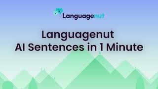 AI Sentences in 1 Minute [upl. by Gerrilee]