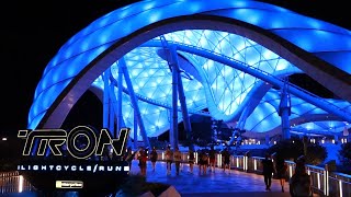 TRON Lightcycle Run  Magic Kingdom  Walt Disney World [upl. by Obmar]