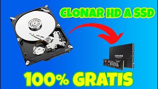 Cómo CLONAR DISCO DURO a SSD sin Reinstalar Windows GRATIS [upl. by Rothmuller]