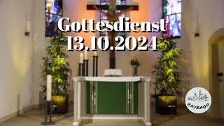 Kirchengemeinde Gochsheim amp Bahnbrücken Gottesdienst mit Konfirmandenvorstellung am 13102024 [upl. by Adikam]