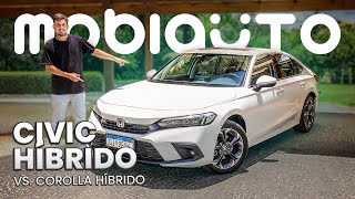 Honda Civic 2023 híbrido onde perde e onde ganha do Corolla híbrido [upl. by Eterg548]