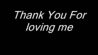 Bon Jovi  Thank You For Loving Me Lyrics [upl. by Inaja]