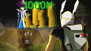 Making 1000000000 GP in Wildy WITHOUT Banking  Exiled 1 [upl. by Erej]