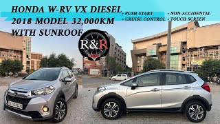 honda WRV 2018 vx top diesel for sale 70324954288074478944☎️honda sunroof hyderabad vijaywada [upl. by Ellynad]