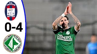 Crotone vs Avellino 04 Gol di Dimitris Sounas tutti i goal e gli highlights estesi [upl. by Latsyrc523]