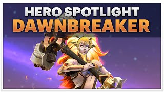 Dawnbreaker Hero Spotlight Dota 2 729 [upl. by Lodmilla]