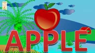 Learn kids A for apple B for ball C for Cap [upl. by Anail]