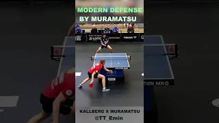 Modern Defense muramatsu kallberg defense pingpong shorts tabletennis ttbl dyn [upl. by Ysnap]