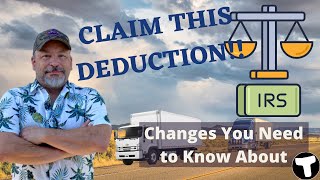 Trucking HOS Per Diem Changes 2021  Owner Operators Get Higher Tax Deduction [upl. by Oetomit]