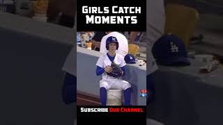 MLB Girls Catch Moments in Baseball baseball MLB Beisbol [upl. by Alexandrina]