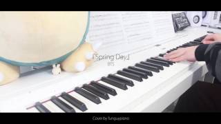 BTS 방탄소년단  Spring Day 봄날  piano cover [upl. by Sirtaeb]