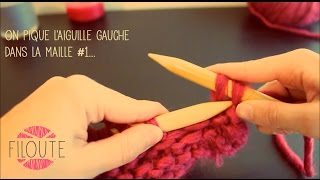 Tricot  Rabattre les mailles faire les finitions [upl. by Navaj]