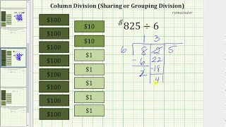 Divisiones de columna 3 dígitos divididos por 1 dígito con resto [upl. by Colner]