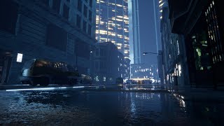 City Nighttime Speed level design  Unreal Engine [upl. by Yklam708]