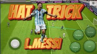 AS MELHORES CHAPADAS DO EFOOTBALL2025  lmessi hattrick golaço skills shorts [upl. by Avid]