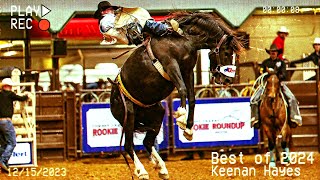 Reigning World Champion Keenan Hayes Most Impressive Rides of 2024  Best of ProRodeo 2024 [upl. by Llennahc117]