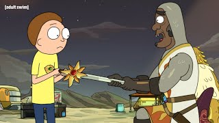 Rick and Morty  S6E9 Cold Open Morty Becomes a Knight  adult swim [upl. by Wardieu435]