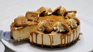 👌 Cheesecake Sans Cuisson Qui Fond en Bouche 😍 Goût Spéculos Une Merveille ce Gâteau ❤️ [upl. by Boswall]