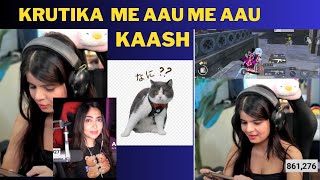 krutika me aau me aau  krutika song new ghata ke sath sath  krutika kaash with random [upl. by Barbette]