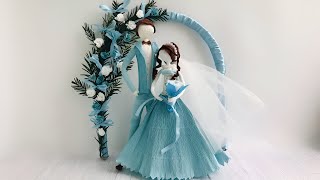 How to Create the Perfect Crepe Paper Bride Doll [upl. by Ameyn69]