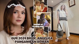 OUR 2024 BRIDE ANGELICA PANGANIBAN HOMAN 😍 READY NA DI NAKAKALIMUTAN MAG BEDTIME STORIES KAY BEAN [upl. by Eiboj114]