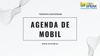 Tutorial EasySpeak pentru membri  📲Agenda de Mobil  Timer [upl. by Esoj]