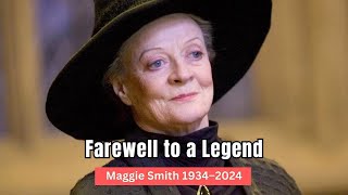 Dame Maggie Smith Legendary Actress Dies at 89 [upl. by O'Shee712]