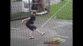 Dani SamuelsAUS discus throw 6799m [upl. by Conn]