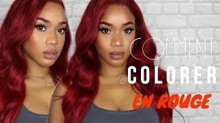 COMMENT COLORER EN ROUGE⎢feat Julia Hair [upl. by Adiaz405]