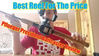 Pflueger President Baitcaster Review  Best Reel Out There [upl. by Zeugirdor]