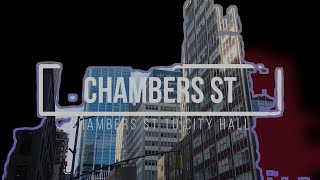 Chambers st to Federal Plaza  4K virtual walk NYC [upl. by Eelam]