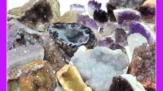 HOW TO Cut and Process Druzy and Crystal Clusters  Liz Kreate [upl. by Tali273]