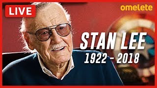 RIP STAN LEE  UMA HOMENAGEM AO ÍCONE DA CULTURA POP  Live [upl. by Anwahsak]