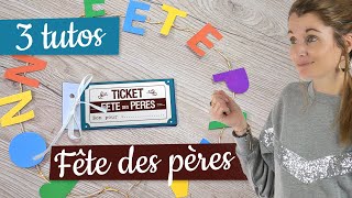 3 idées cadeaux Fête des Pères  DIY [upl. by Airdna]