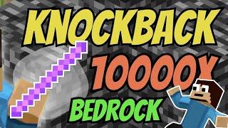 How To Get A Knockback 1000 Stick In Minecraft Bedrock Tutorial [upl. by Yvel]