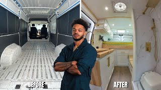 I Transformed a Work Van into a Mobile Home  Full Build Start to Finish [upl. by Oilejor752]