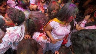 Happy Holi 2017 in Bangladesh Shakhari Bazar Old Dhaka Part 01 [upl. by Millman119]