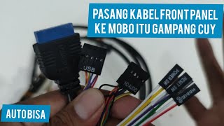 Tutorial Pasang Front Panel Ke Motherboard [upl. by Winshell]