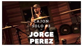 MEINL Percussion  Jorge Perez  Cajon Solo 3 [upl. by Anitsyrhk]