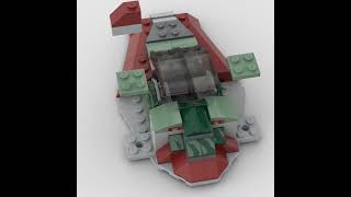 LEGO Star Wars AWing Alternate Build of 2 x 75344 Boba Fetts Starship Microfighters [upl. by Harriet]