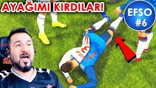 AYAĞIMI KIRDILAR  PES 2019 EFSANE OL 6 [upl. by Gaskill]