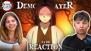 Demon Slayer 1x23 REACTION quotHashira Meetingquot [upl. by Dnob]